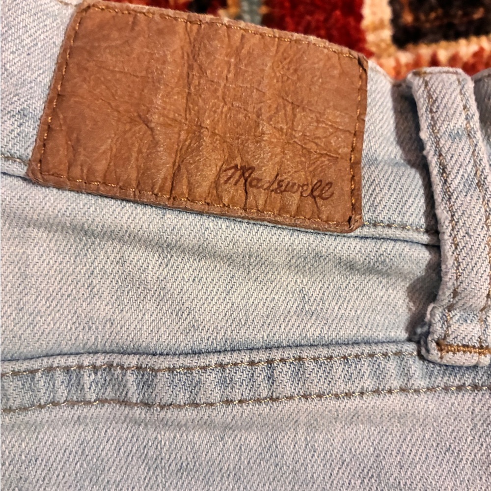 Madewell Perfect Vintage Straight Light Wash High Rise Jeans size 27 - Picture 4 of 7